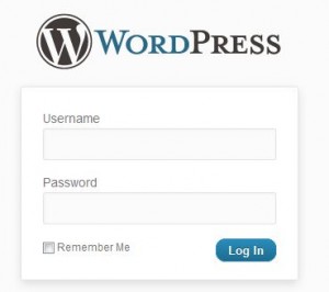blog1 WordPress Log In Screen
