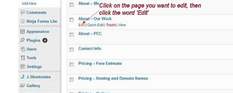 blog3 Word Press Side Bar Menu